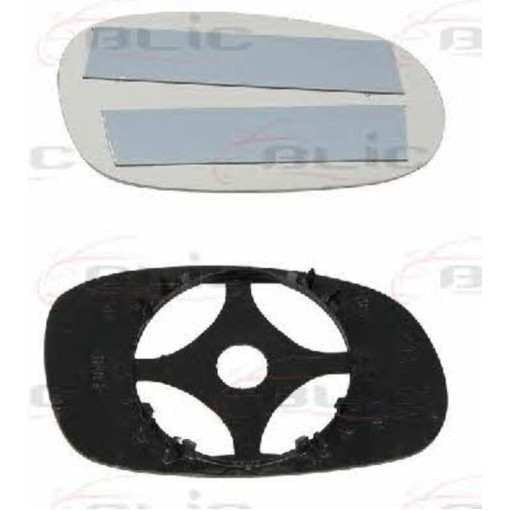 Скло дзеркала зовнішнього Лів (плоске) DAEWOO LANOS 01.97-12.08 Скло зовнішнього дзеркала