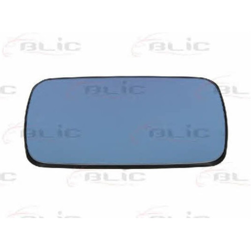 Скло дзеркала зовнішнього Лів (плоске, блакитне) BMW 3, 5 12.87-09.06 Скло зовнішнього дзеркала