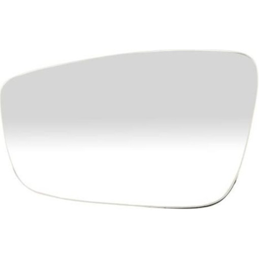 Скло дзеркала зовнішнього Лів (плоске, обігрів) SKODA RAPID 07.12-12.18 Скло зовнішнього дзеркала