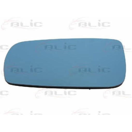Скло дзеркала зовнішнього Лів (плоске, обігрів, блакитне) AUDI A3, A4, A6, A8 03.94-05.03 Скло зовні