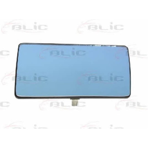 Скло дзеркала зовнішнього Лів (плоске, обігрів, блакитне) MERCEDES 190, E, W124 10.82-03.98 Скло зов