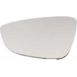 Скло дзеркала зовнішнього Лів (плоске, обігрів, хром) VW BEETLE, EOS, JETTA, PASSAT, SCIROCCO 03.06-
