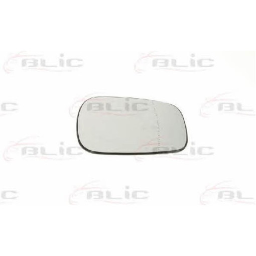 Скло дзеркала зовнішнього Лів/Прав (асферичне, обігрів) NISSAN KUBISTAR; RENAULT KANGOO 08.98-10.09