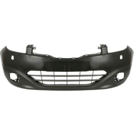 Бампер передний з отвором для галогенних фар, з отворами для омивача фар, під фарбування NISSAN QAS