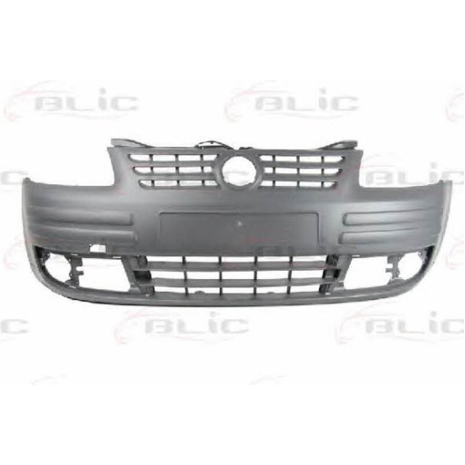 Бампер передний темно-сірий, TUV) VW CADDY 03.04-08.10