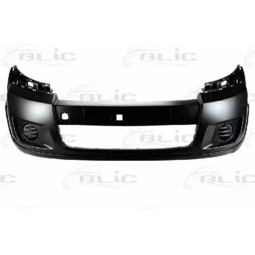 Бампер передний чорний CITROEN JUMPY; FIAT SCUDO; PEUGEOT EXPERT 01.07-09.16