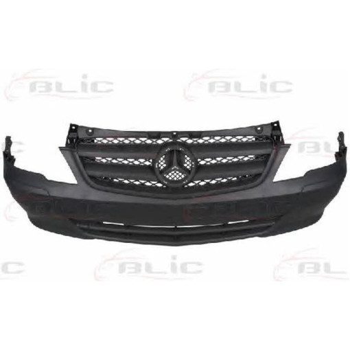 Бампер передний чорний Mercedes VITO 10.10-06.14