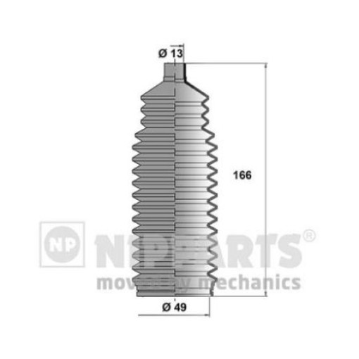 Пыльник рулевой рейки Lacetti левый/правый