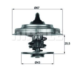 Термостат системы охлпаждения MAN/MB  t=83