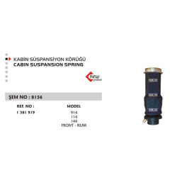 Пневморесора кабіни передня/задня SCANIA 94 - 114 - 144 1349840 MONROE CB0030