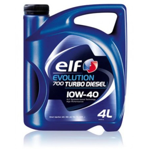 Олива моторна Elf Evolution 700 Turbo Diesel 10W40 / 4л. / (ACEA A3/B4, API SL/CF)