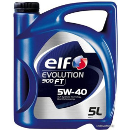 Масло моторное Elf Evolution 900 FT 5W40 / 5л. / (ACEA A3/B4, API SN/CF, RN0700/RN0710)