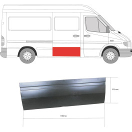 Ремвставка дверей бокових нижня частина Mercedes -BENZ SPRINTER