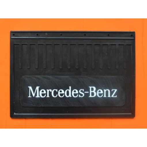 Бризговик з написом Mercedes-Benz рельєфний напис 500x370