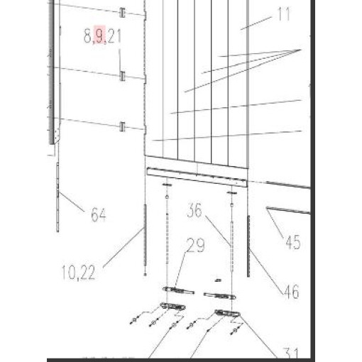 Болт завес ворот М12*1.75 *130 SCHMITZ