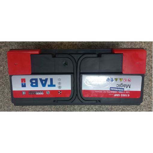 Аккумулятор TAB POLAR, R"+" 110Ah, En1000 (394 x 175 x 190) правий "+", днищева планка:b13