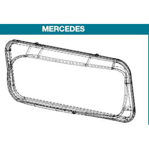 Стекло противотуманки Mercedes Actros MP2/3