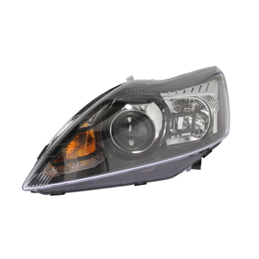 Фара передня ліва FORD FOCUS II (H1/H7, електрична, з моторчиком, кермо зліва, колір вкладки: чорний) 02.08-09.12