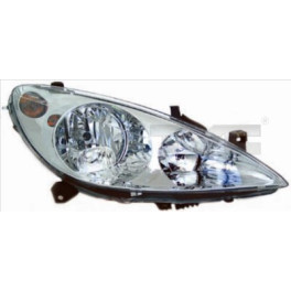 Фара передняя правая  PEUGEOT 307 (H1/H7, электрическая) 08.00-09.07