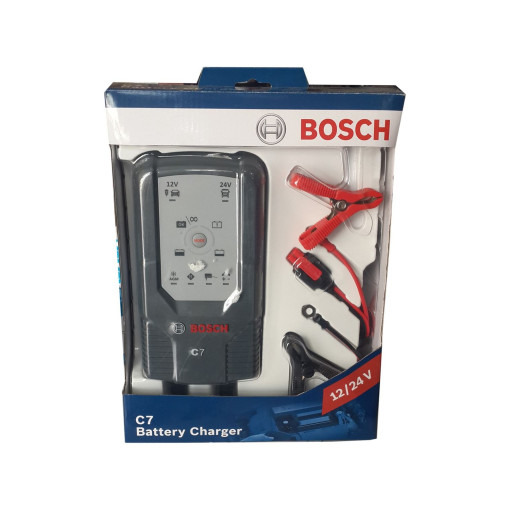 Зарядное устройство C7, зарядное напряжение: 12/24 В BOSCH, тип Аккумулятора: Ca/Ca/EFB/GEL/VRLA