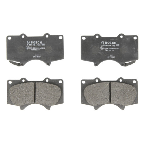 Колодки гальмівні дискові LEXUS GX, IS II; MITSUBISHI PAJERO IV; TOYOTA 4 RUNNER IV, 4 RUNNER V, FJ CRUISER, HILUX VII, HILUX VIII, LAND CRU