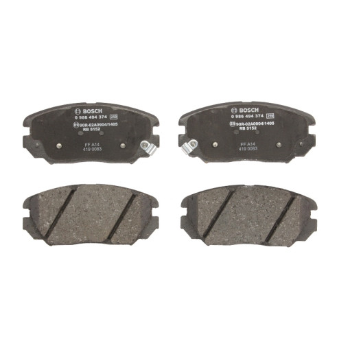 Колодки гальмівні дискові HYUNDAI SONATA V; KIA OPIRUS 2.0-3.8 01.05-