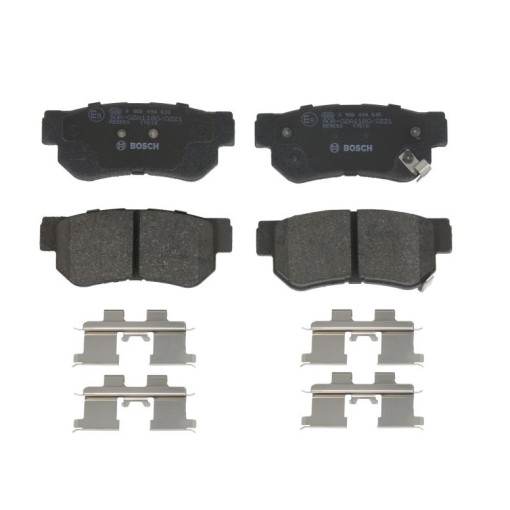 Колодки гальмівні дискові  HYUNDAI ELANTRA IV, GETZ, GRANDEUR, SANTA FÉ I, SONATA IV, SONATA V, TUCSON, XG; KIA MAGENTIS, OPIRUS, SPORTAGE II 1.4-3.8 03.98-