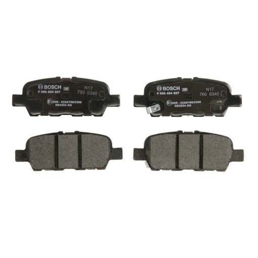 Колодки гальмівні задні  к/кт INFINITI EX, FX, G, M45, Q50, QX50 I; NISSAN CUBE, JUKE, LEAF, MAXIMA, MURANO I, MURANO II, MURANO III, NV200, NV200 / E