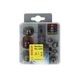 Комплект лампочек 12В Maxibox (H1; C5W/P21/5W/P21W/PY21W/R5W/T4W/W5W - предохранитель: 10; 15; 20A)