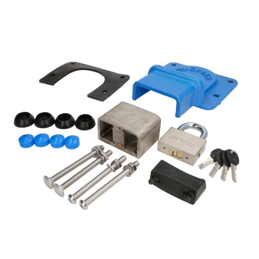 Комплект кріплення дверей причепа (клямка замка дверей напівпричепа, встановлюється на постійно)