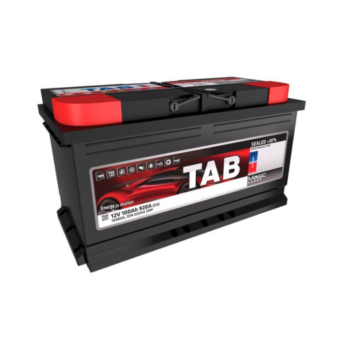 Аккумулятор TAB 100Ah 900A Ca/Ca ,353x175x190 mm, кріплення: B13,правий "+"