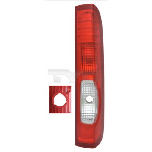 Фонарь стоп задний правый NISSAN PRIMASTAR X83; OPEL VIVARO; RENAULT TRAFIC II (3-пазовое отверстие) 03.01-01.16