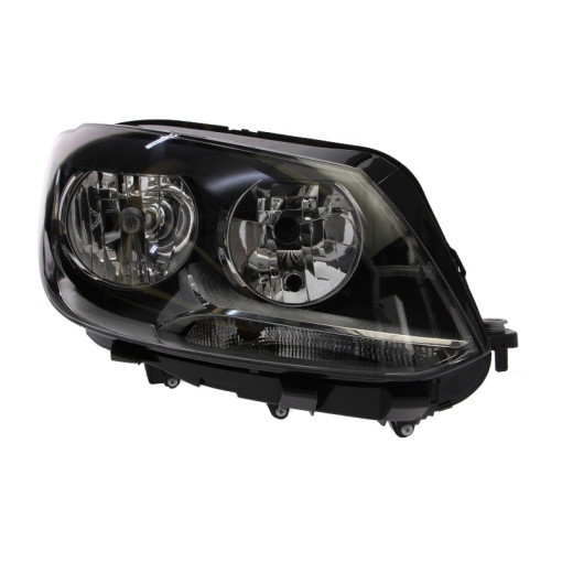 Фара передня права VW CADDY (H15/H7, електрична, з моторчиком, колір вкладки: чорний) 03.04-08.10