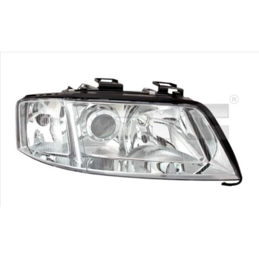 Фара передняя левая AUDI A6 (H1/H7, электрическая, цвет вкладыша: хром) 01.97-01.05