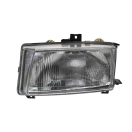 Фара передняя левая VW CADDY, POLO (H4, электрическая, ручная, цвет вкладыша: черный) 11.95-01.04