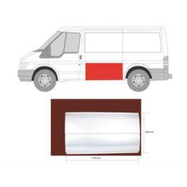 Панель ремонтная левая FORD TRANSIT TOURNEO Автобус [07/06-08/14]