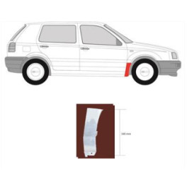 Арка крила VW GOLF III (1H1) [10/89-07/98]