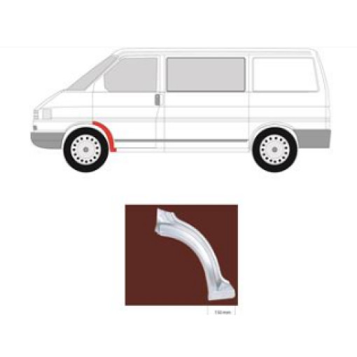 Крило переднє ліве VW TRANSPORTER T4 Автобус (70B, 70C, 7DB, 7DK, 70J, 70K, 7DC, 7 [09/90-08/04]