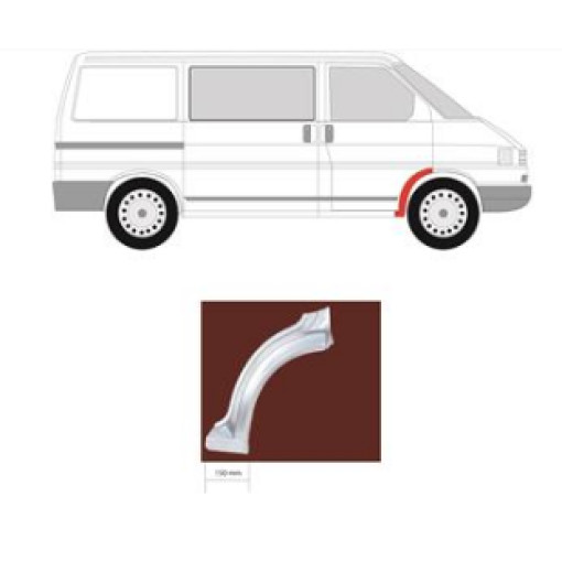 Крило переднє праве VW TRANSPORTER T4 Автобус (70B, 70C, 7DB, 7DK, 70J, 70K, 7DC, 7 [09/90-08/04]