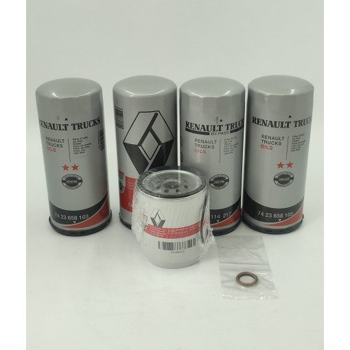 Комплект фильтров масло+топливо+сепар низкий RVI DXI11/12 PREMIUM MAGNUM E-3 оригинал!!!