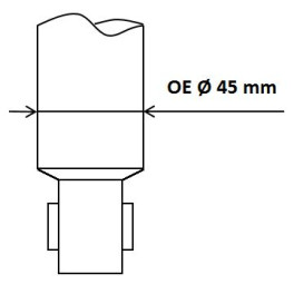 Амортизатор задній лів/прав VOLVO V40; FORD C-MAX II, FOCUS II, FOCUS III, GRAND C-MAX 1.0-Electric 07.04-