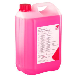 Антифриз (coolant type G12) (5L, 1:1=-35°C), silicate free, red, norm: VW TL 774 D, contains: mono-ethyleneglycol fits: AUDI 80 B2, 80 B4, A2, A4 B5 1