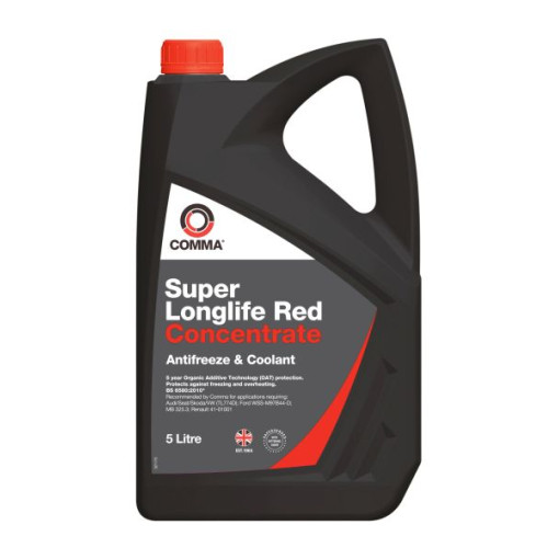 Антифриз (coolant type G12) (5L, 1:1=-36°C) SLA5L, silicate free, red, norm: MB 325.3; RN 41-01-001; TL-774D = G12; WSS-M97B44-D, contains: mono-ethyl