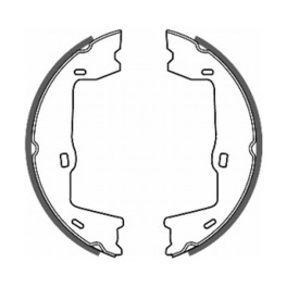 Барабанная тормозная колодка CHEVROLET VECTRA; OPEL ADMIRAL A, ASCONA C, ASTRA F, ASTRA G, CALIBRA A, COMMODORE B, COMMODORE C, KADETT D, KADETT E, KA