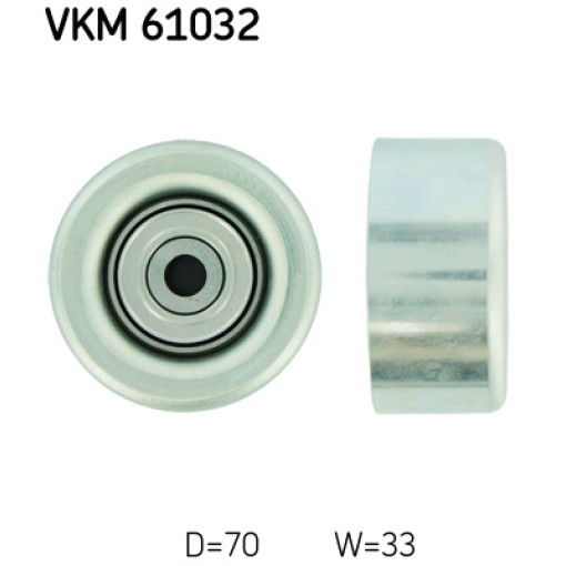 Ролик поліклінового ременя TOYOTA 4 RUNNER IV, 4 RUNNER V, FORTUNER, HIACE V, HILUX VIII, LAND CRUISER PRADO, TACOMA 2.4D-4.0 11.02-