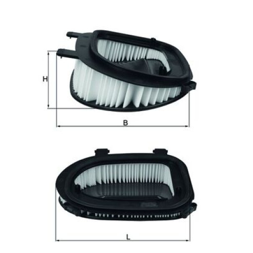Фильтр воздушный BMW X3 (F25), X5 (E70), X5 (F15, F85), X6 (E71, E72) 2.0D/3.0D 10.08-07.18