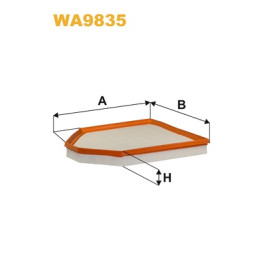 Воздушный фильтр WIX FILTERS WA9835WIX
