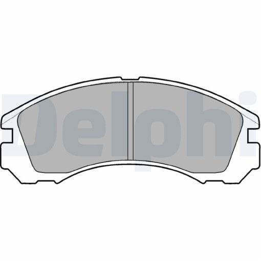 Колодки тормозные передние CITROEN C-CROSSER, C-CROSSER ENTERPRISE; MITSUBISHI 3000 GT, DELICA / SPACE GEAR, ECLIPSE I, ECLIPSE II, ECLIPSE III, GALAN