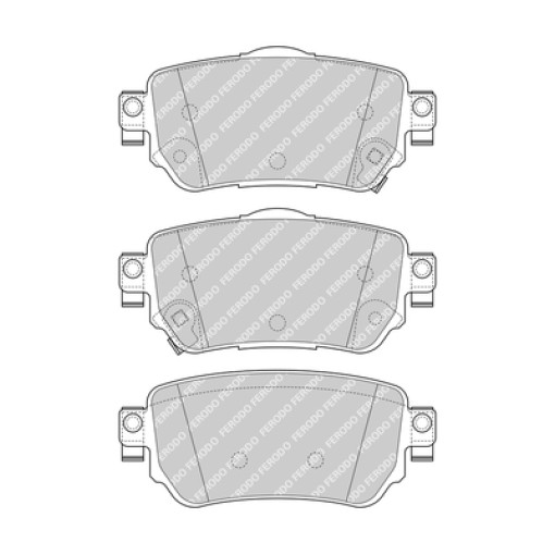Колодки тормозные задние NISSAN LEAF, QASHQAI II, X-TRAIL III; RENAULT KADJAR, KOLEOS II 1.2-Electric 11.13-