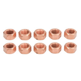 Гайка омедненная выхлопгой системы M10x1,5, 1pcs